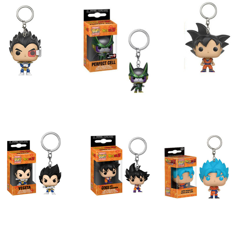 Vintage Collectible Figurines - Brelok Funko Dragon Ball Goku Vegeta,