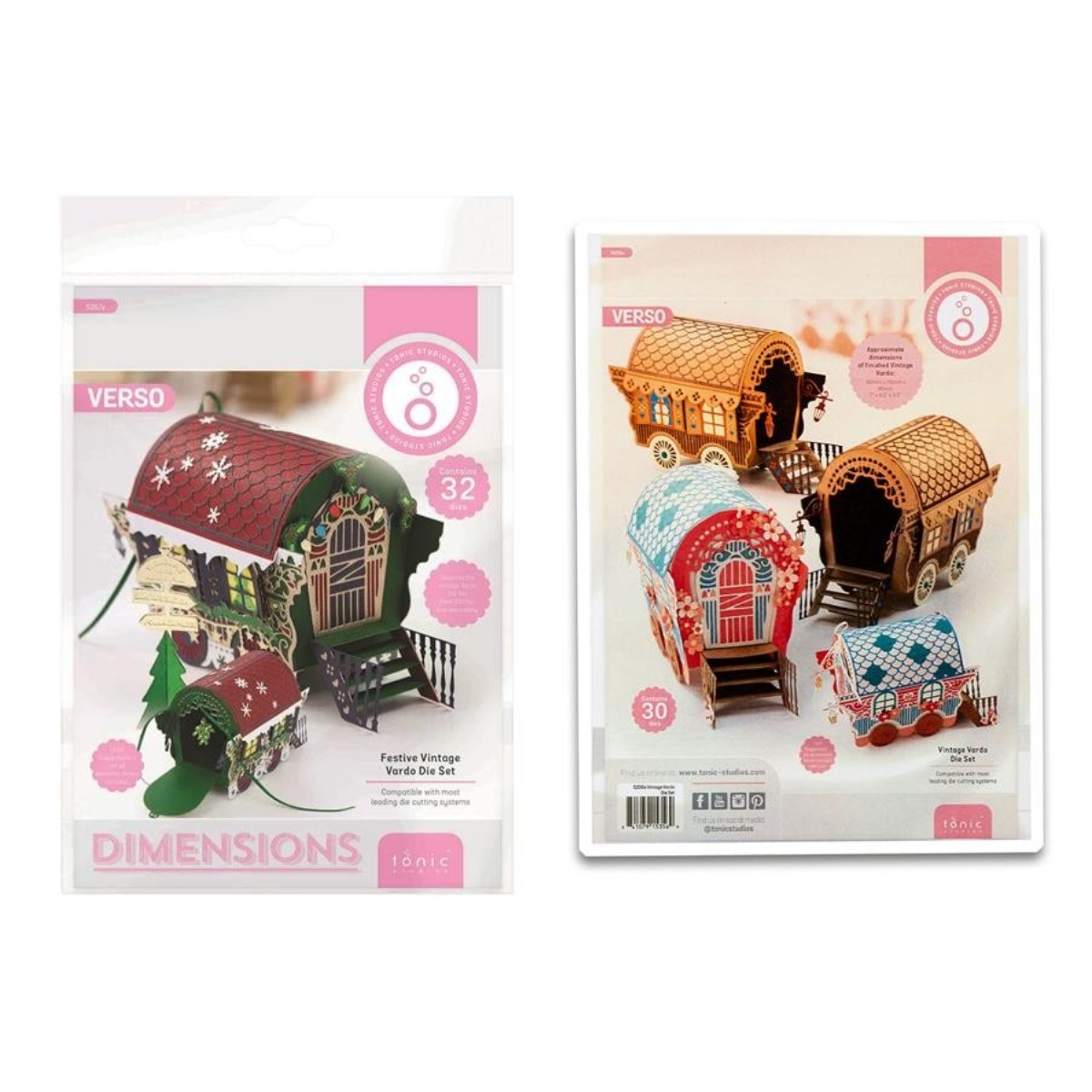 Vintage Things Collection - Vintage Vardo Caravan Box metalowe wykrojniki