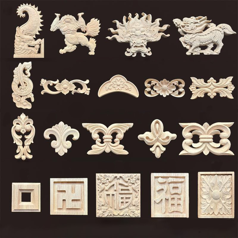 Vintage Things Collection - Drewniana aplikacja w stylu vintage z