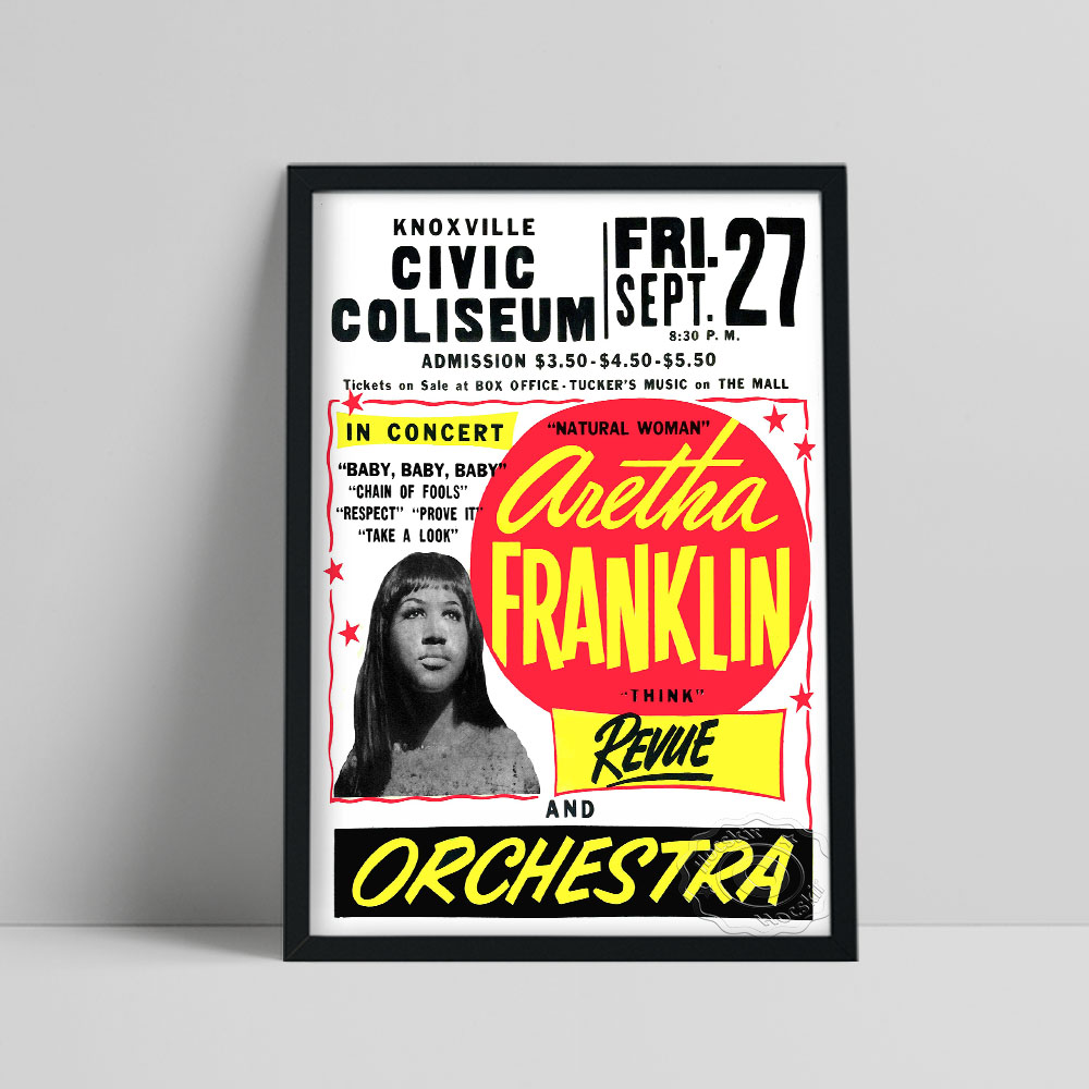 Vintage Collectible Posters - Vintage Music Venue Print Poster, America