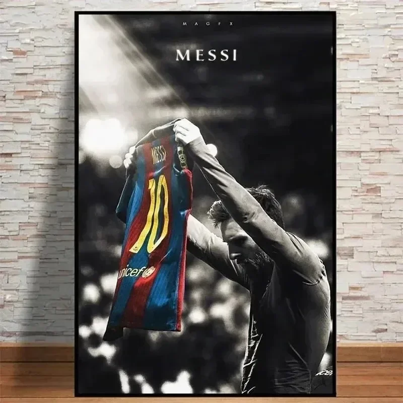 Vintage Collectible Posters - Lionel Messi Piłkarz Gwiazda Klasyczny Vintage