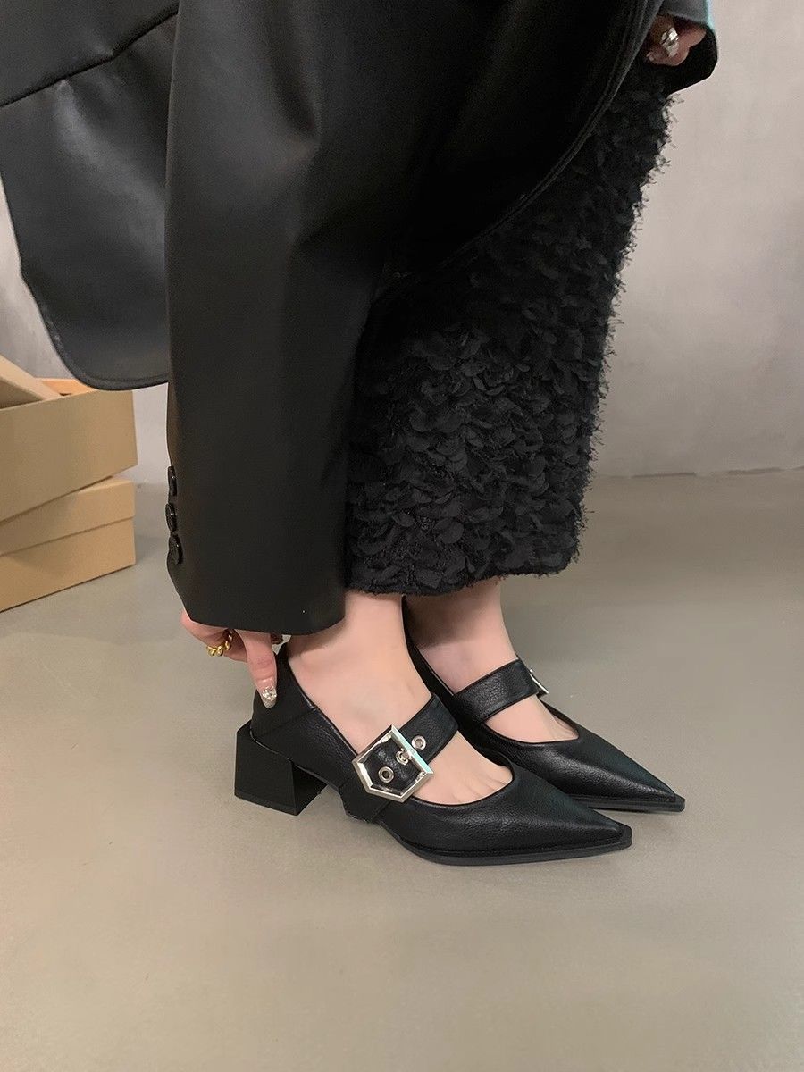 Vintage Collectible Shoes - Damskie buty w stylu Mary Jane