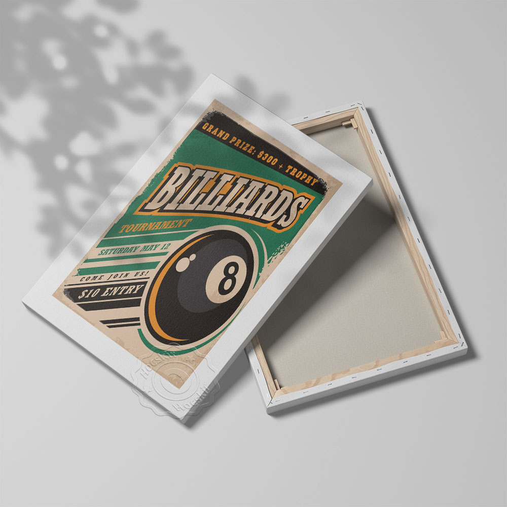 Turniej bilardowy reklama plak – Vintage Collectible Posters recenzja i cena