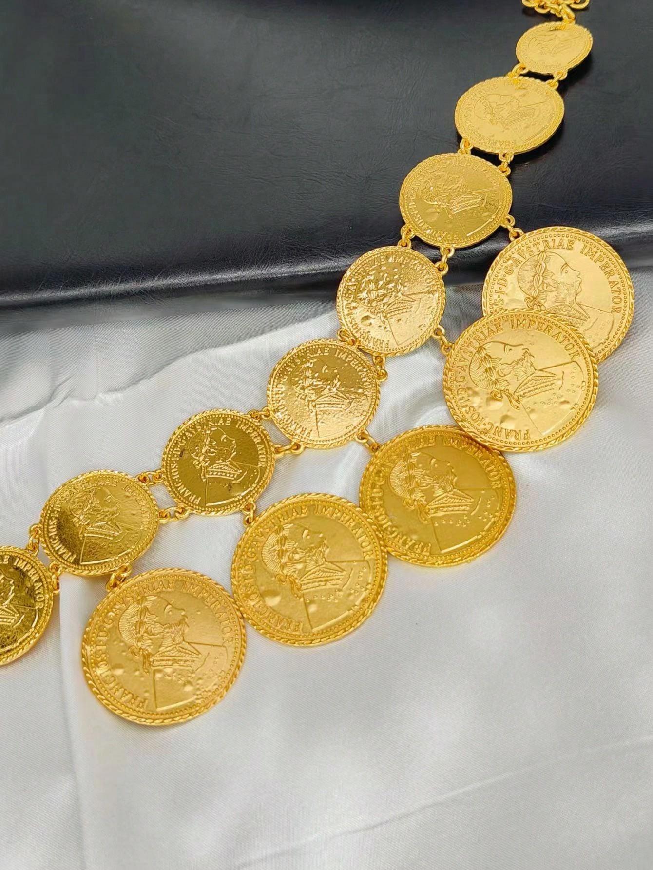 Modny nigeryjski zestaw biżute – Vintage Collectible Coins recenzja i cena