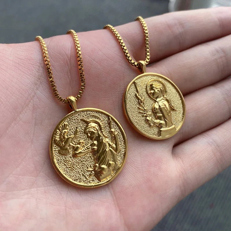 Estetyczny naszyjnik z monetą  – Vintage Collectible Coins recenzja i cena