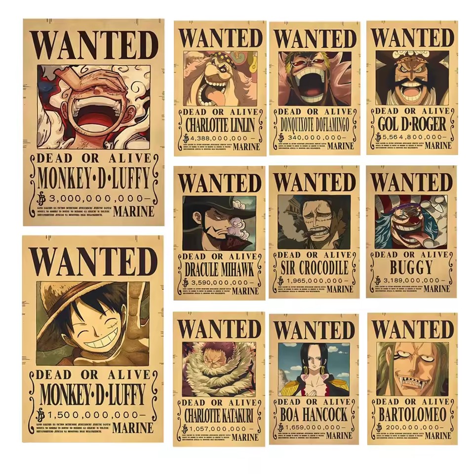 Anime One Piece Plakaty z list – Vintage Collectible Posters recenzja i cena